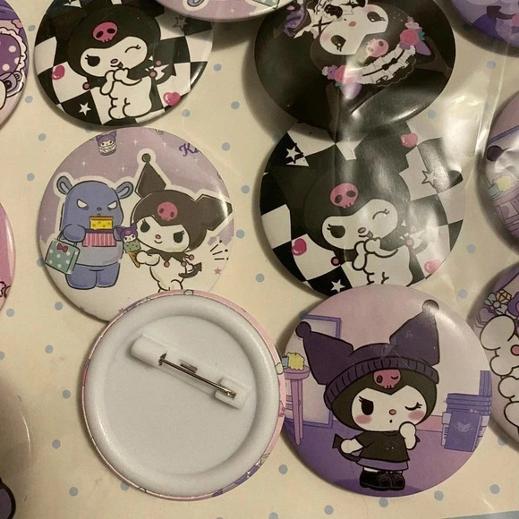 Copied - Sanrio Kuromi Pins 2 pins lot - Picture 2 of 3